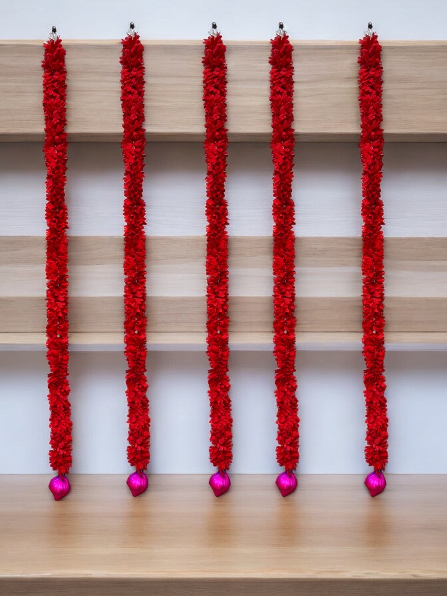 39" Long Lotus Lari, Set of 5