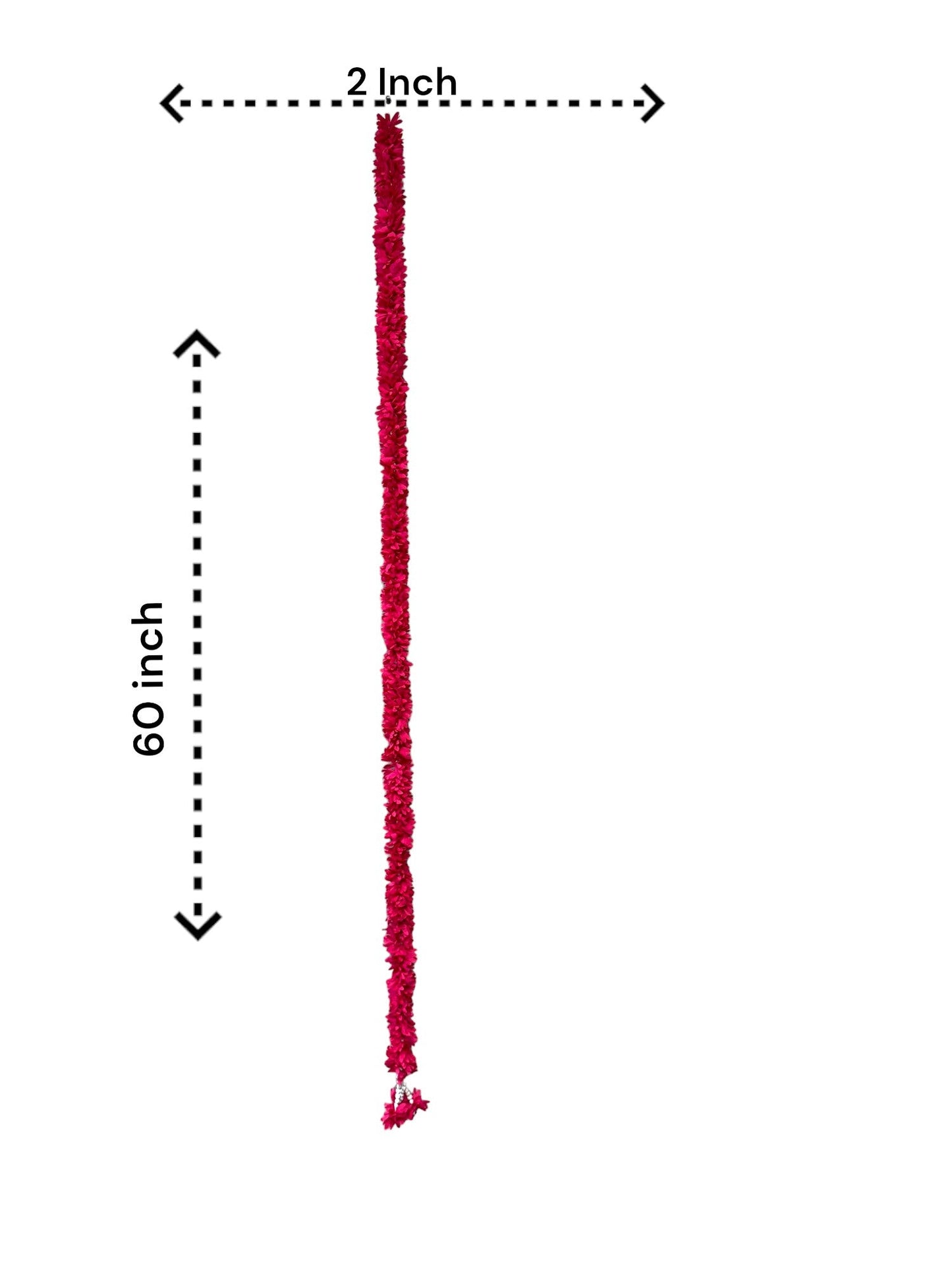 60" Long Artificial Flower Lari, Set of 5