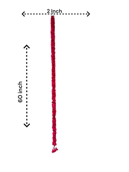 60" Long Artificial Flower Lari, Set of 5