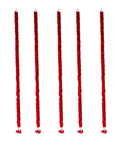 60" Long Artificial Flower Lari, Set of 5