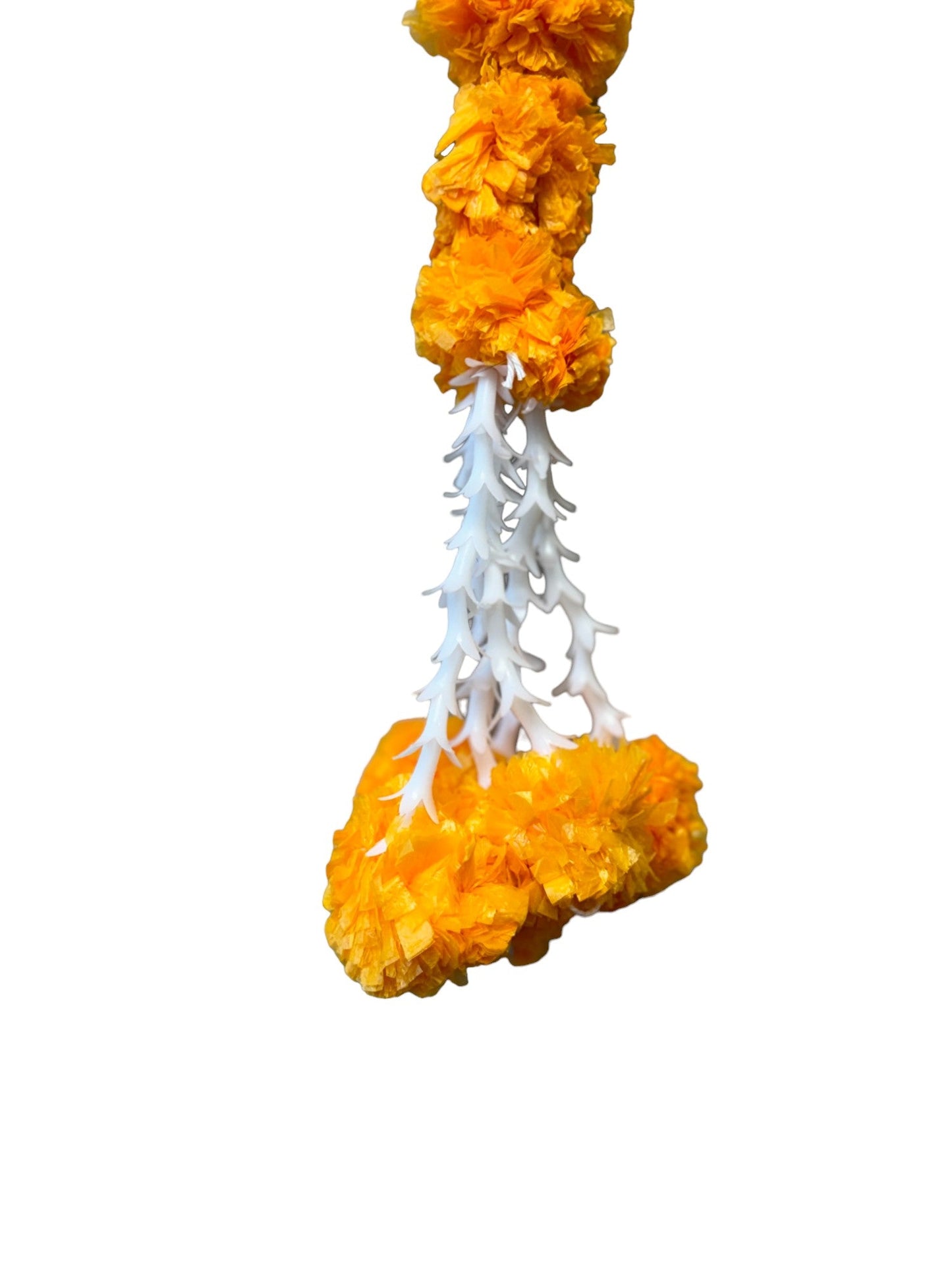 52" Long Artificial Marigold Lari, Set of 5