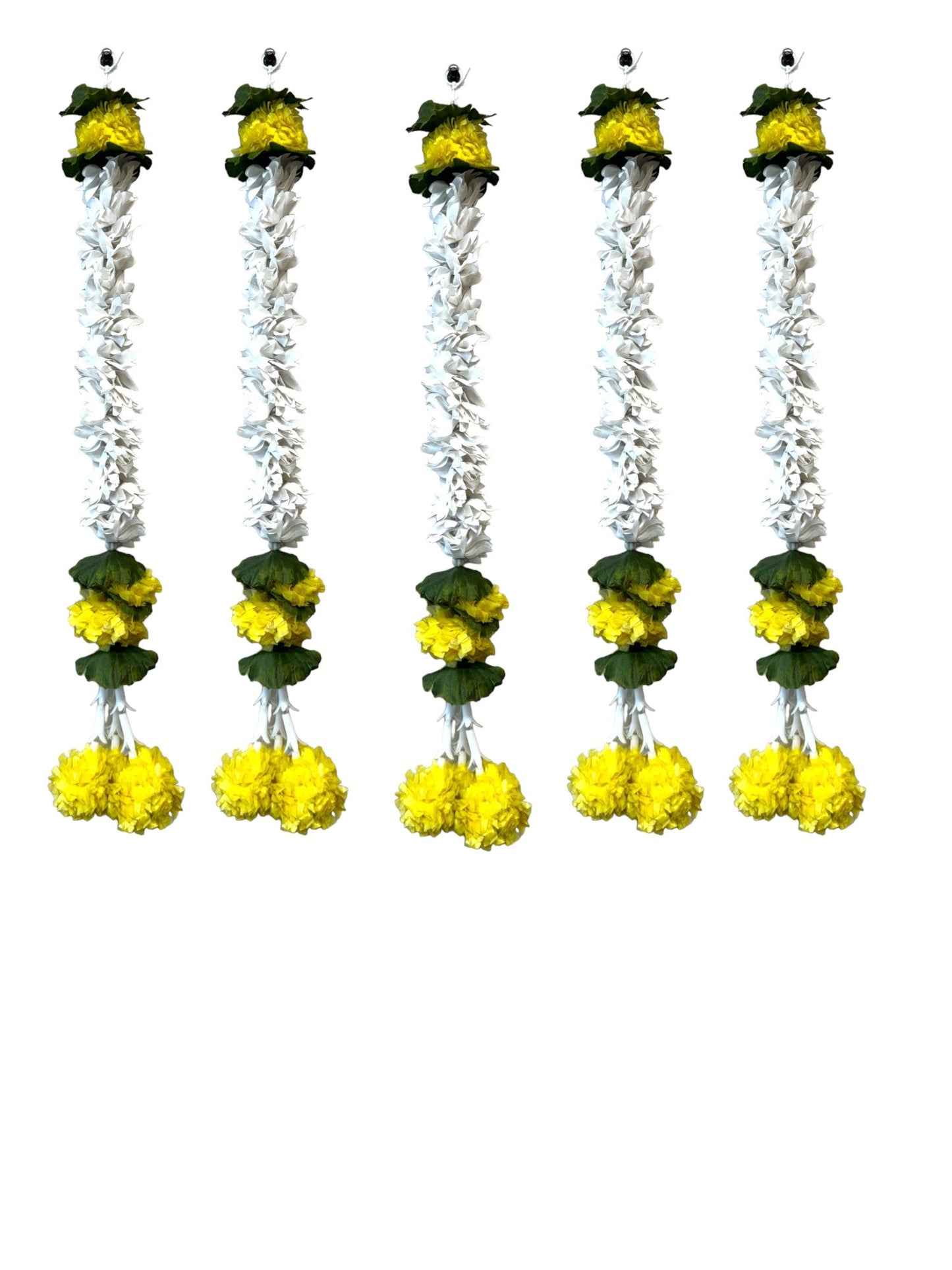 18" Long Artificial Flower Lari, Set of 5