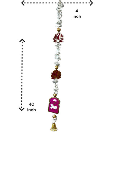 Pichwai, Lotus & Bell Lari, Set of 2