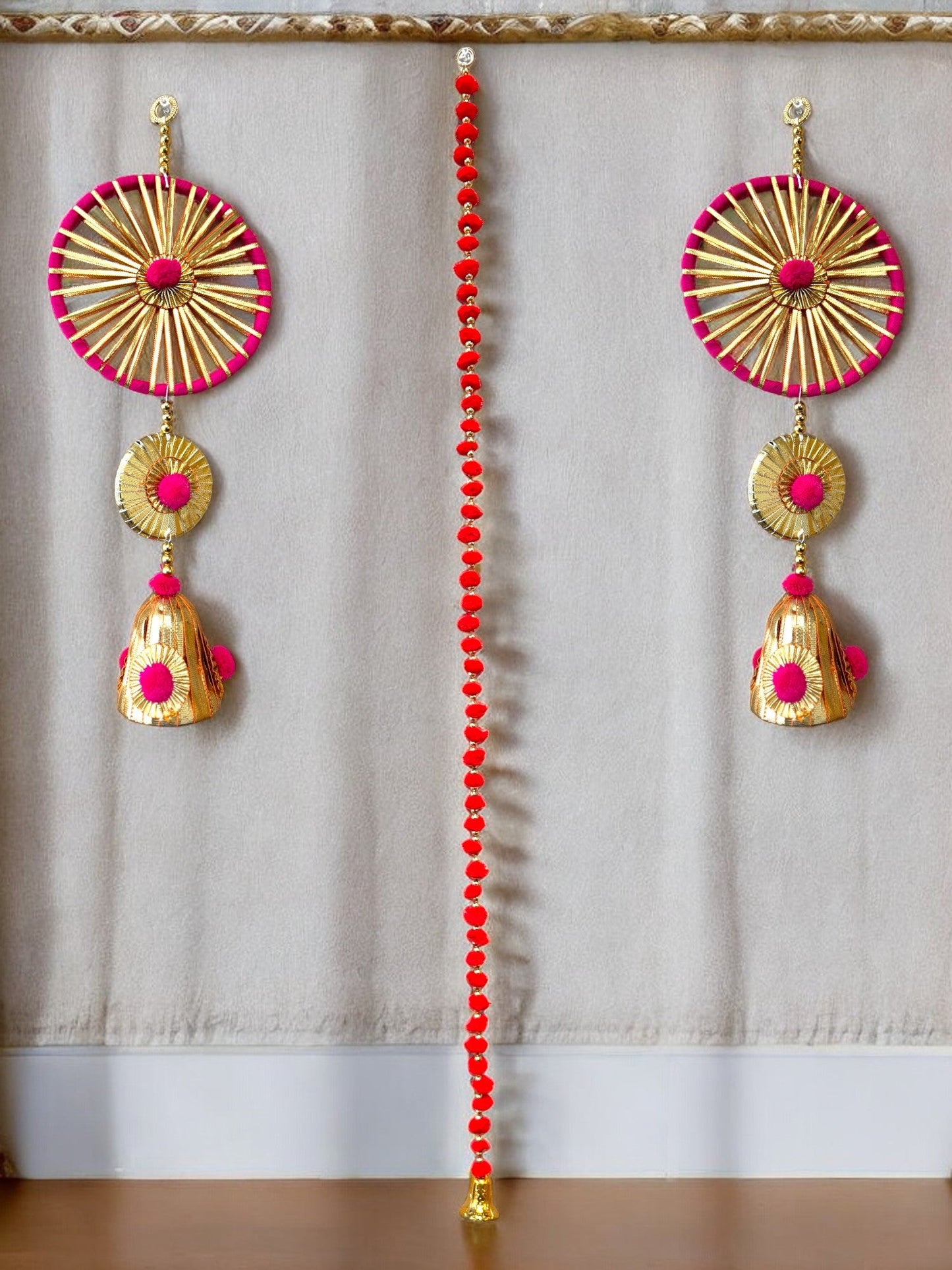 Ring & Bell Shape Lari, Set of 2