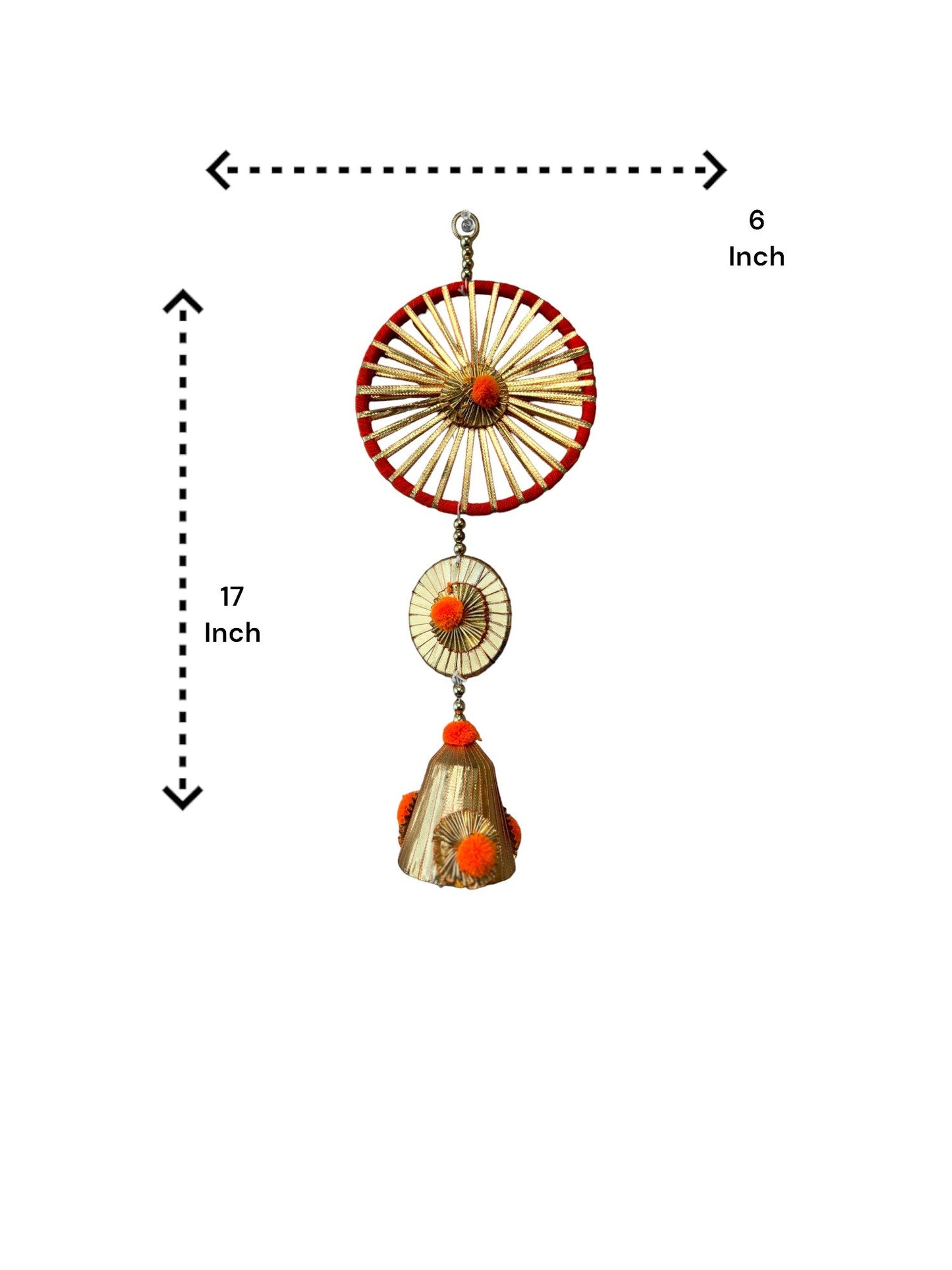 Ring & Bell Shape Lari, Set of 2