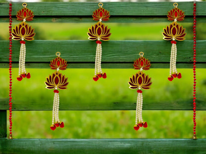 12" Long Lotus Hanging, Set of 5