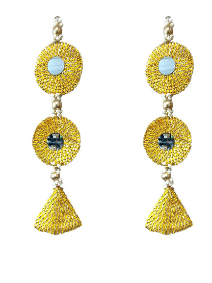 Mirror, Flowers & Bell Lari, Set of 2