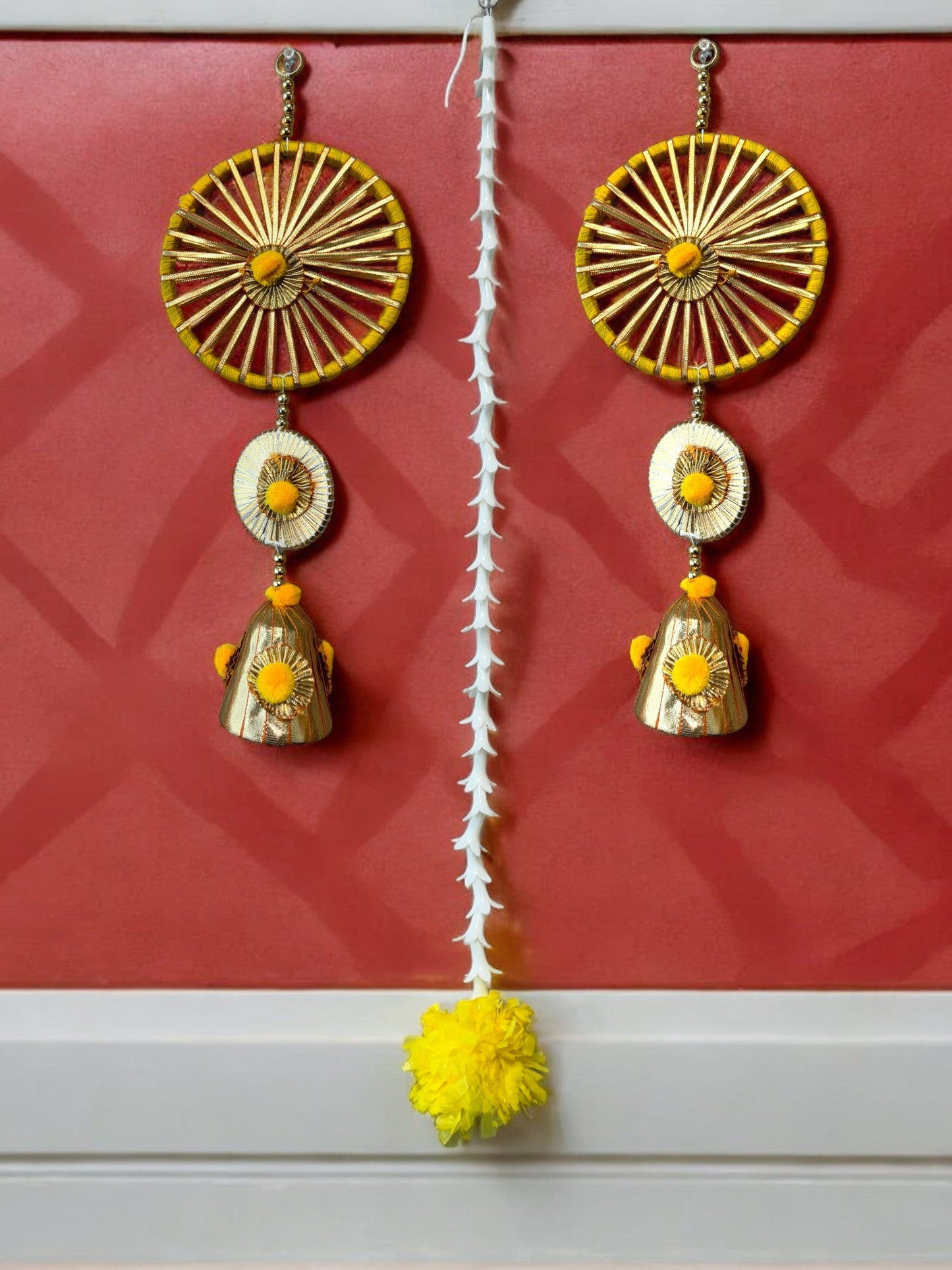 Ring & Bell Shape Lari, Set of 2