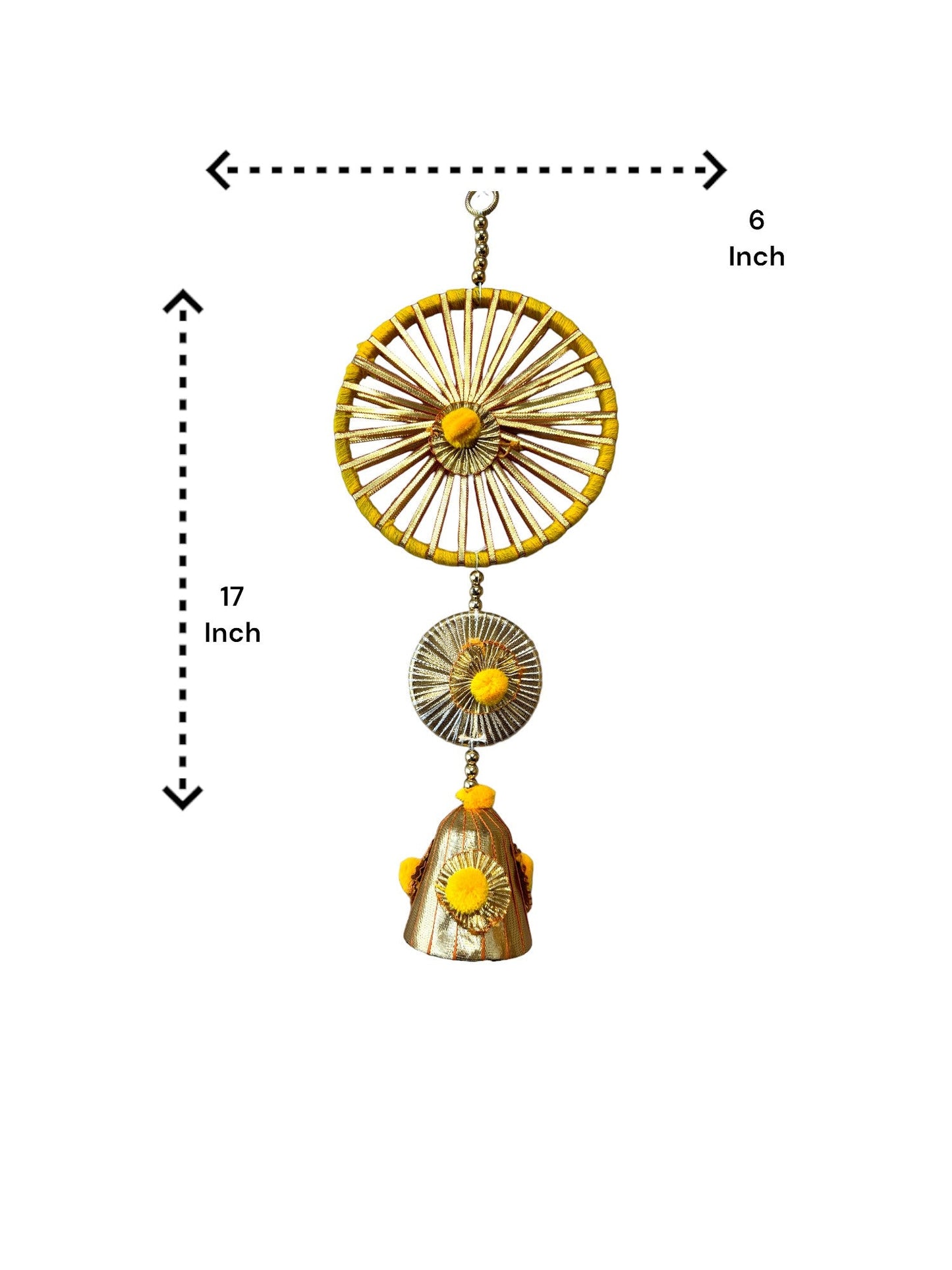 Ring & Bell Shape Lari, Set of 2