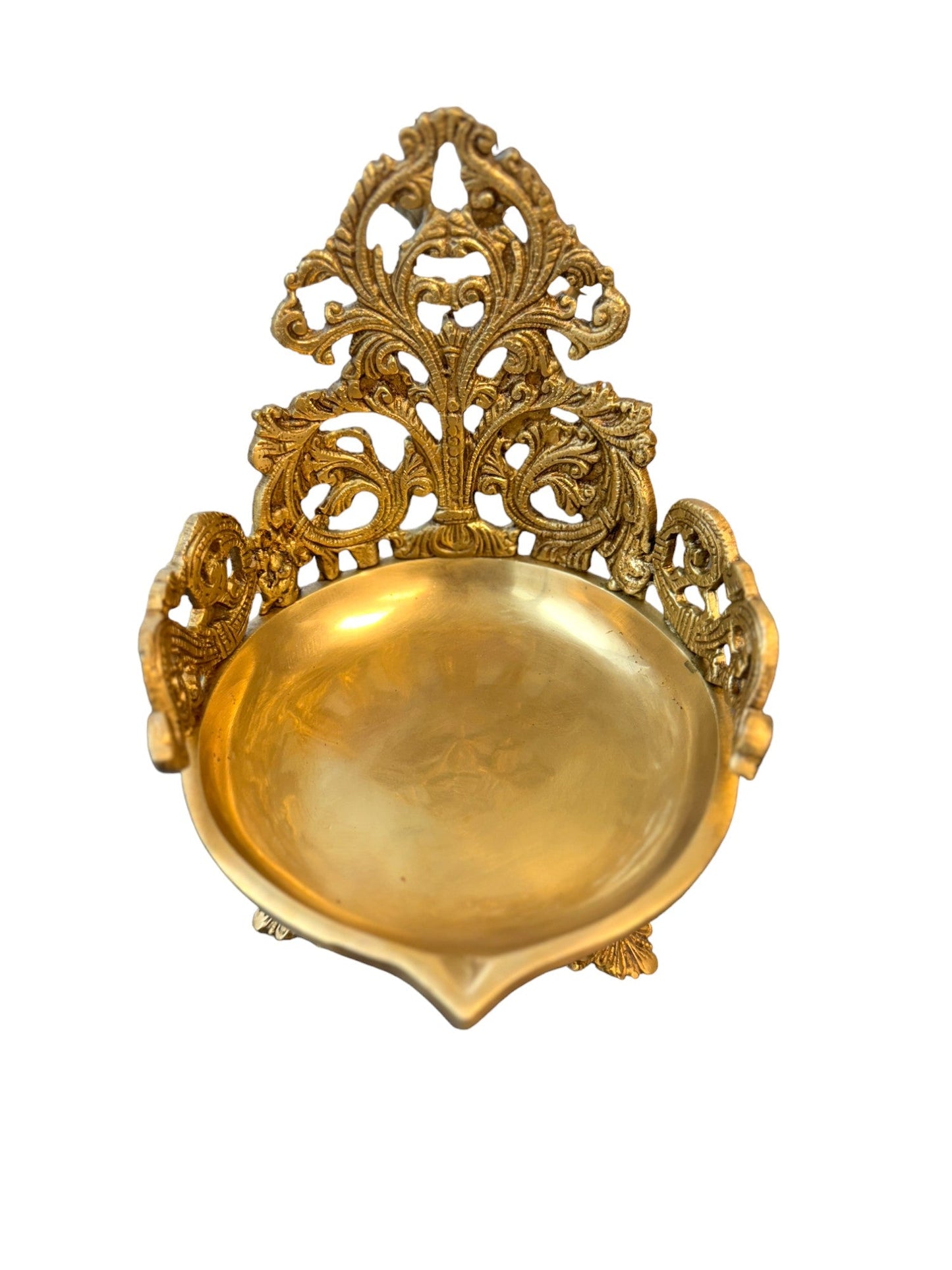 Diya Shape Urli, Filigree Design