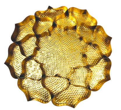 Big Metal Urli Tray with Compartments