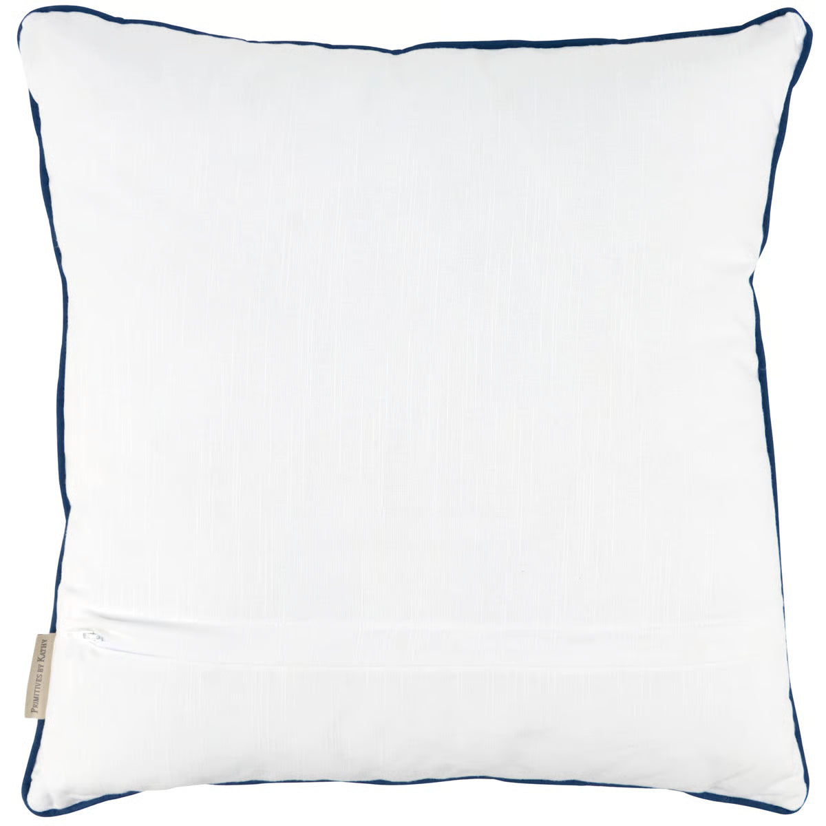 Indigo Floral Cushion Cover with Insert - Set of 2 - 18x18 Inches