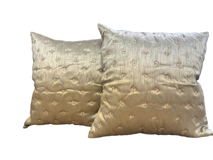 Dupioni Silk Star Cushion or Pillow Cover, Set of 2