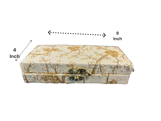 Gift Box with Embroidery, Set of 2