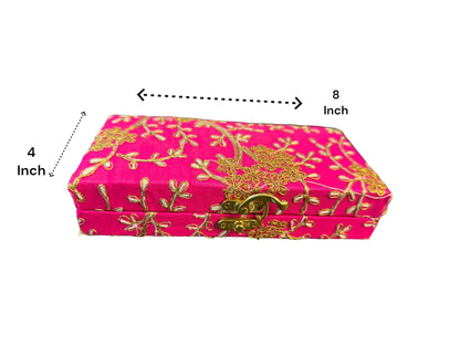 Gift Box with Embroidery, Set of 2