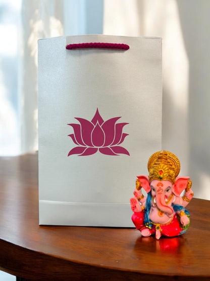 Lotus Paper Gift Bag, Set of 10