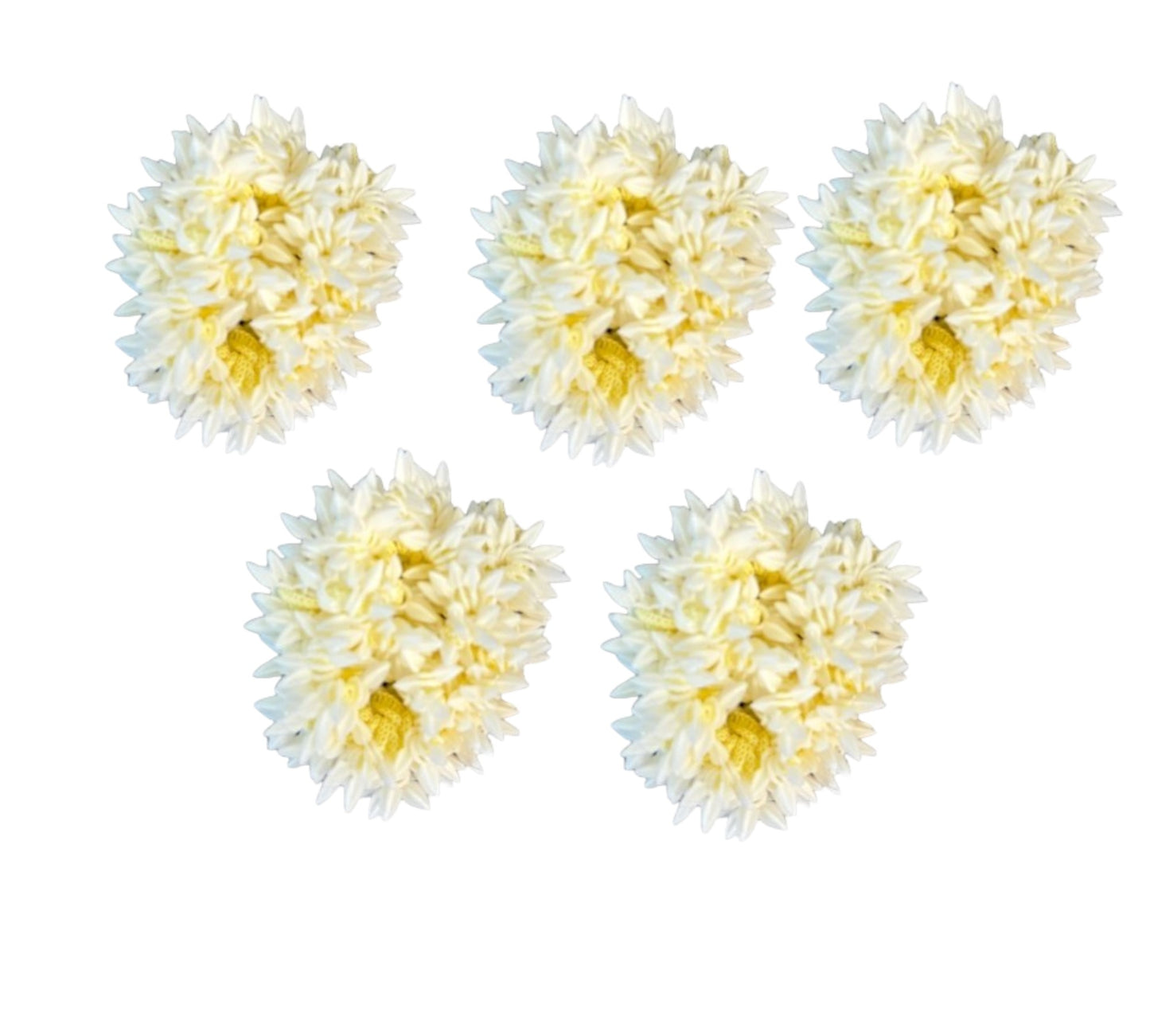 Scented Bun Gajra, Set of 5