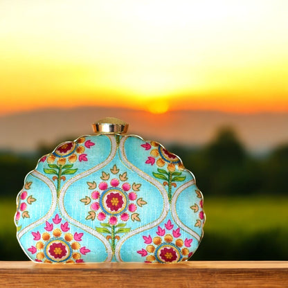 Stylish Clutch with Unique Shape