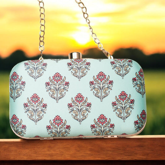 Exclusive Clutch with Floral Design
