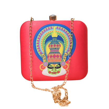 Box Clutch with Pacha Vesham Portrait