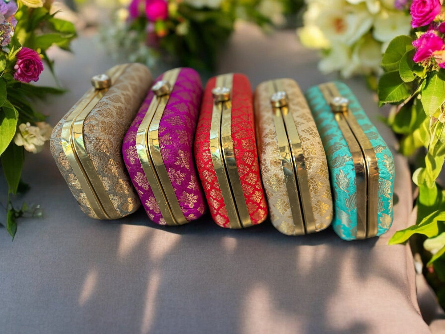 Banarsi Silk Clutch