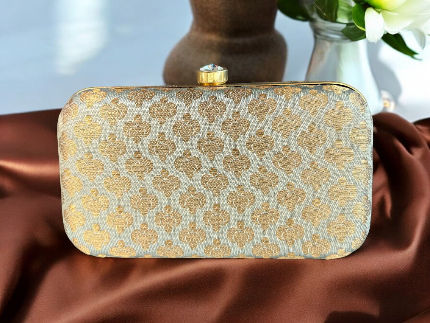 Banarsi Silk Clutch