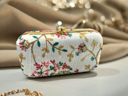 Embroidered Clutch