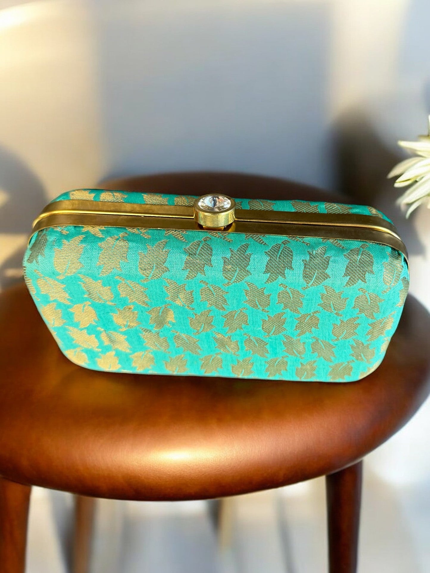 Banarsi Silk Clutch
