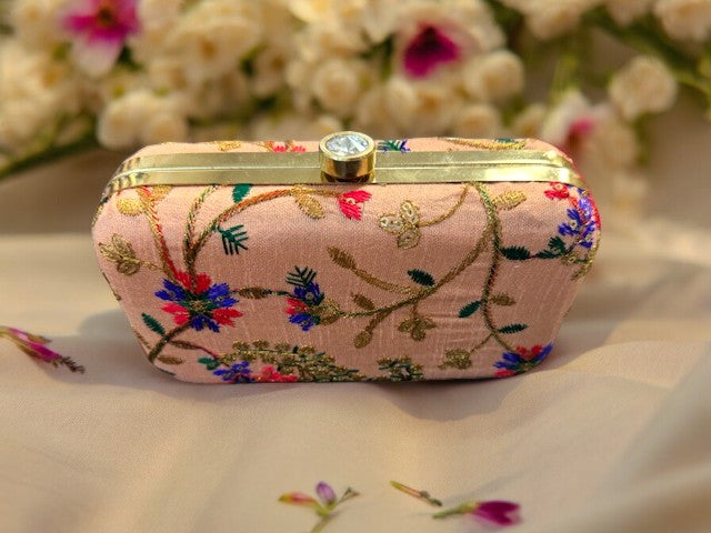 Embroidered Clutch