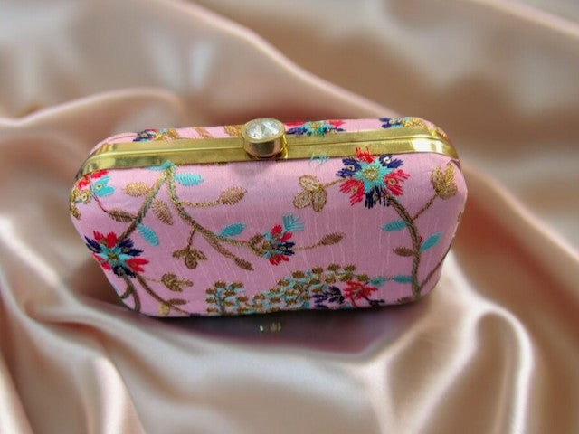Embroidered Clutch