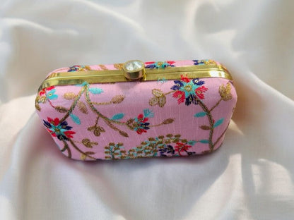 Embroidered Clutch