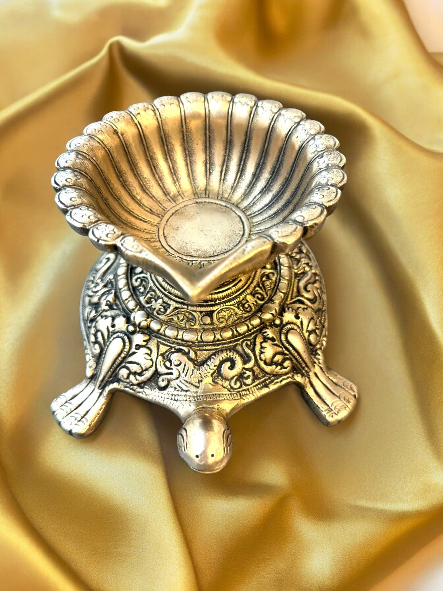 Designer Diya with Tortoise