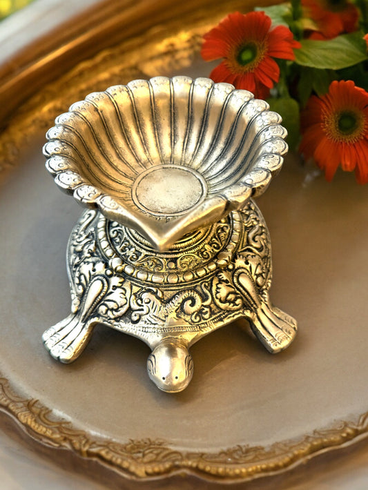 Designer Diya with Tortoise