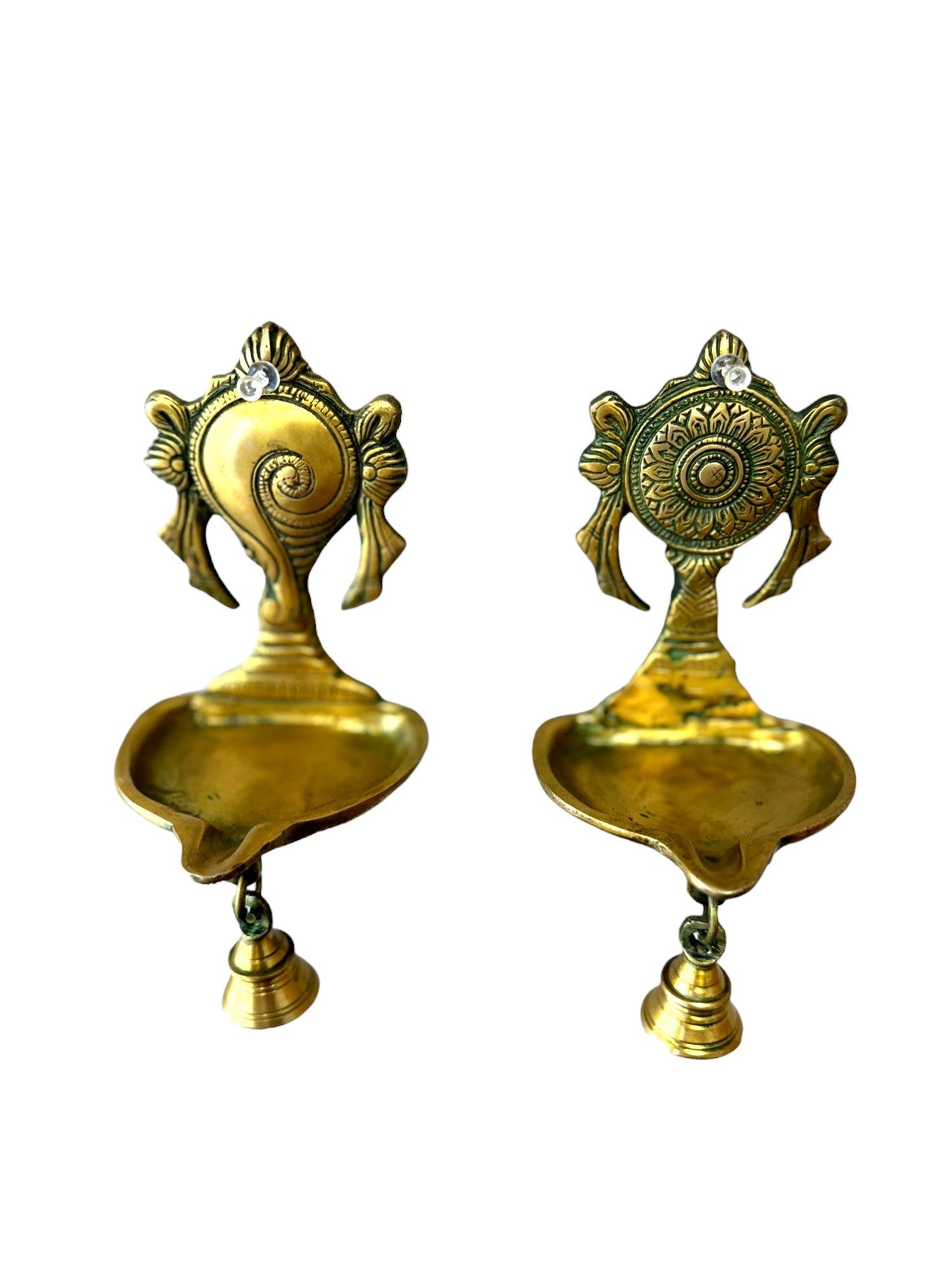 Hanging Shankh & Chakra Diya