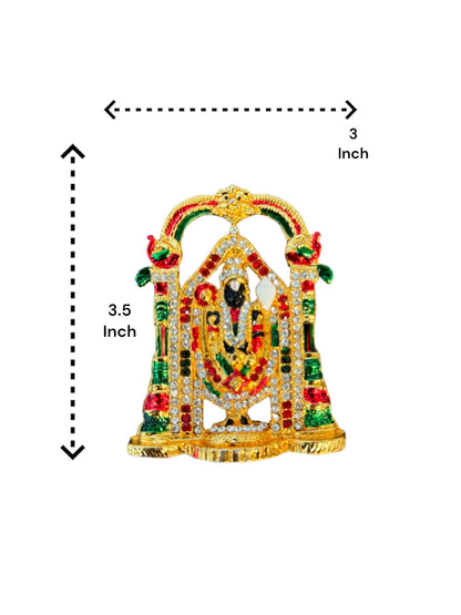 Stone Studded Lord Venkateshwara