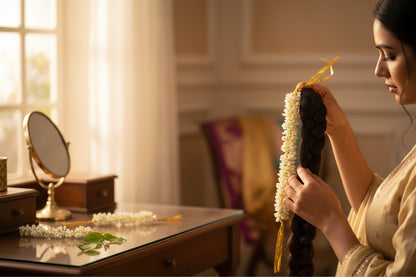 Scented Bun Gajra, Set of 5