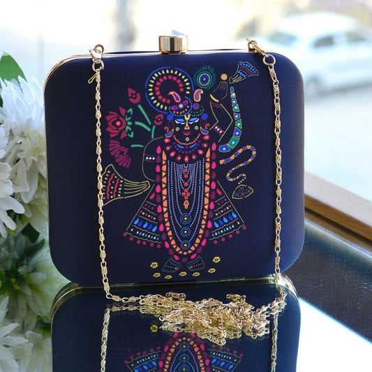 Lord Shrinathji Portrait Clutch