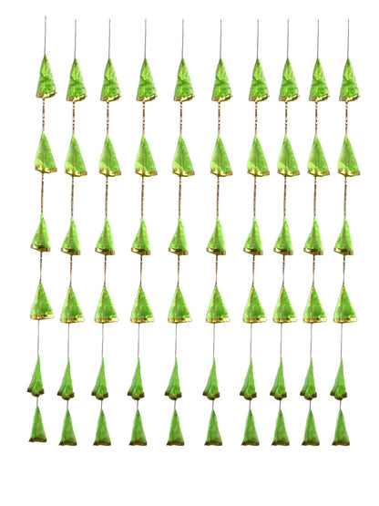 Net Fabric and Gota Lari, Set of 10