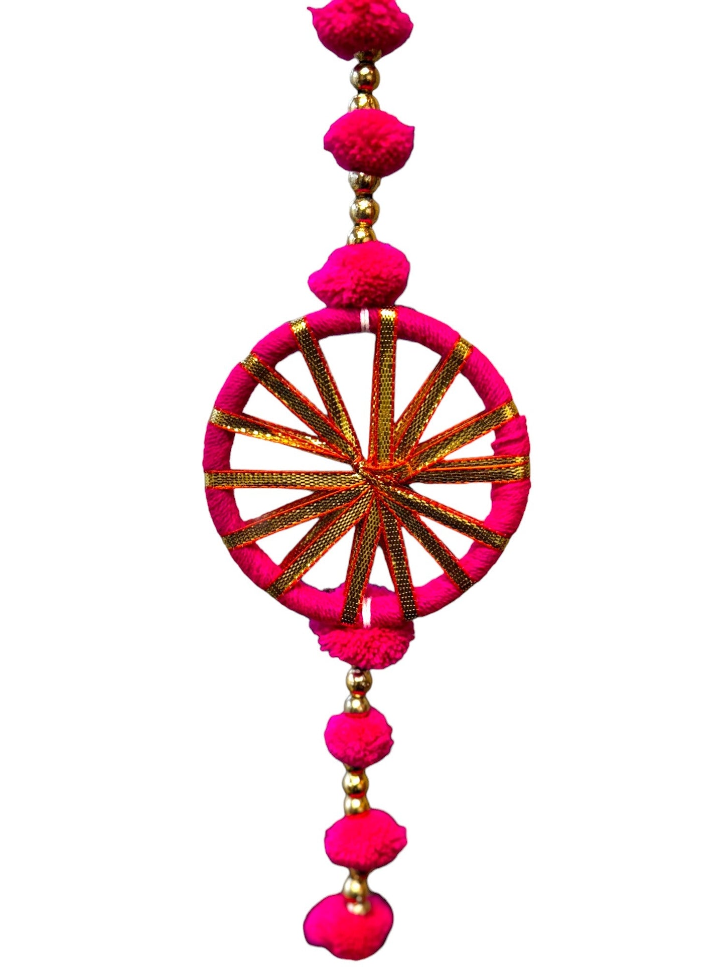 Gota Ring, PomPom & Beads Lari, Set of 5