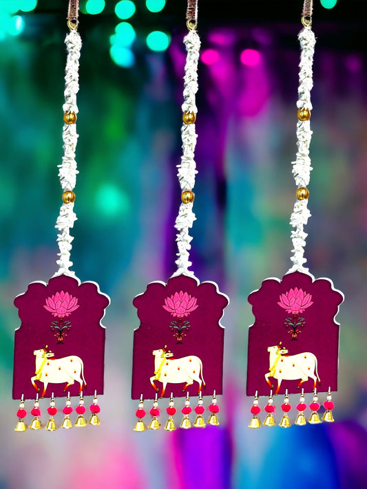 Double Sided Pichwai Cow Lari