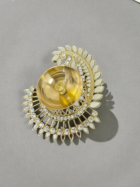 Mirror Akhand Diya's in Different Shape