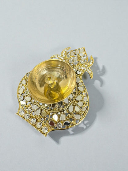 Mirror Akhand Diya's in Different Shape