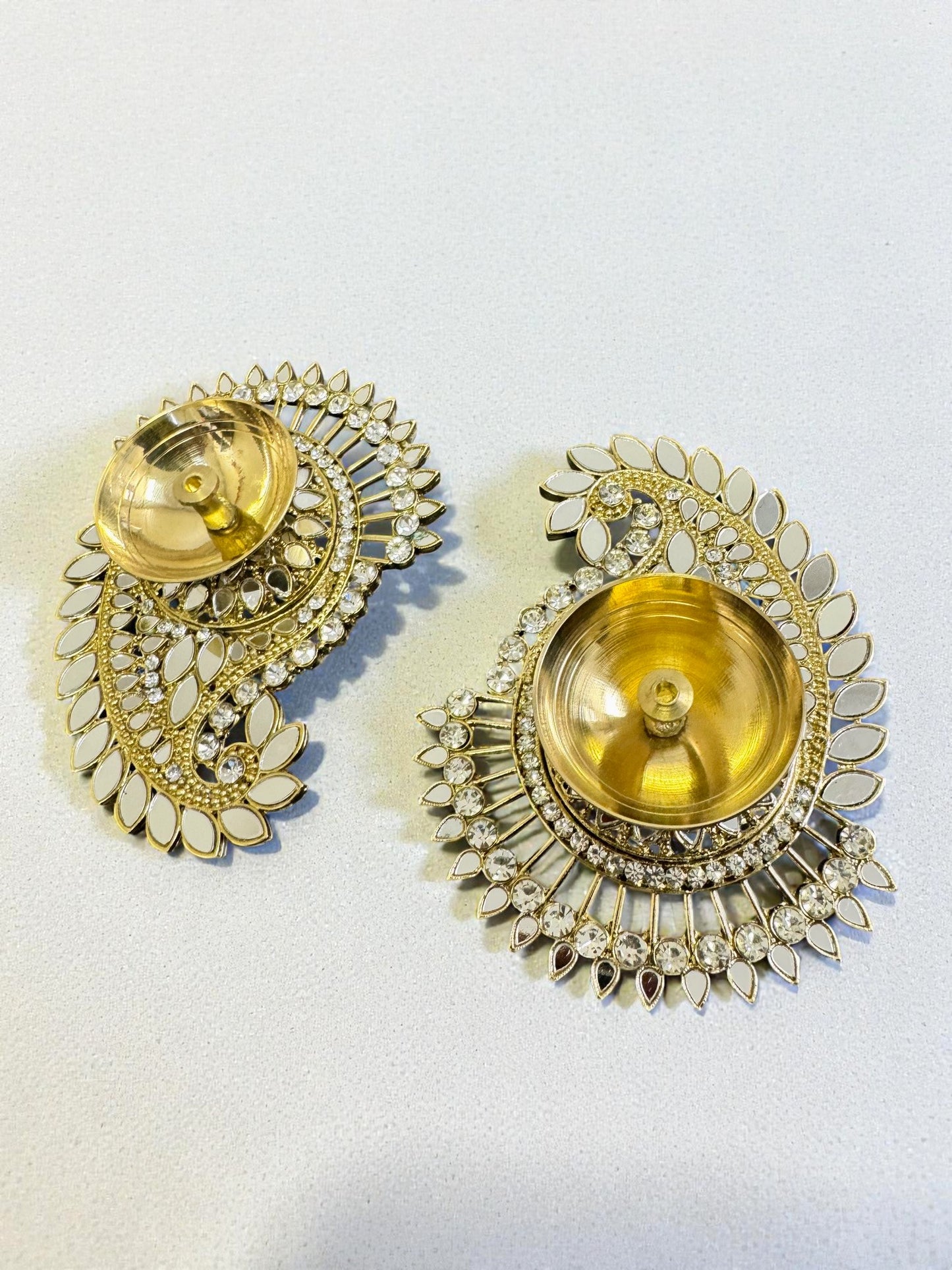 Mirror Akhand Diya's in Different Shape