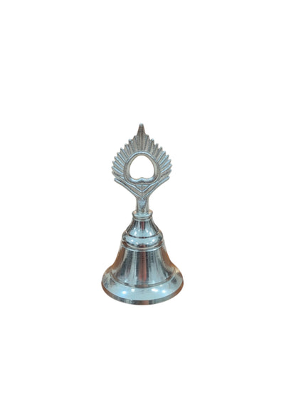 3" German Silver Bell for Puja - Affordable Diwali Return Gift/ Puja Return Gift