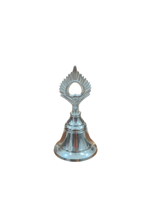 3" German Silver Bell for Puja - Affordable Diwali Return Gift/ Puja Return Gift