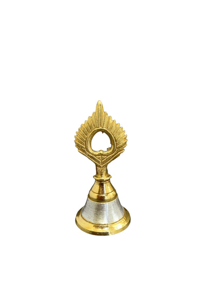 3" German Silver Bell for Puja - Affordable Diwali Return Gift/ Puja Return Gift