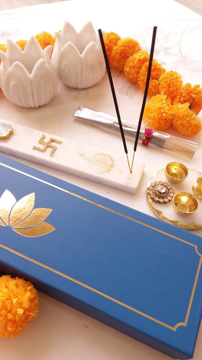 Agarbatti Stand with Ganesha Platter