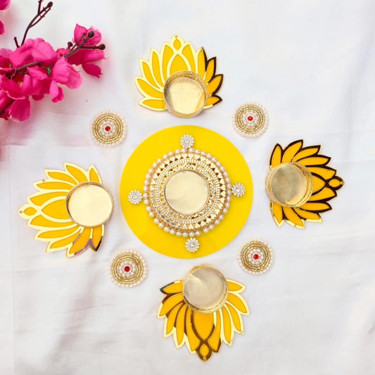 Acrylic Rangoli - Eco Friendly Decoration for Diwali