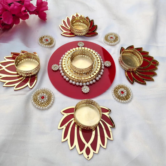 Acrylic Rangoli - Eco Friendly Decoration for Diwali