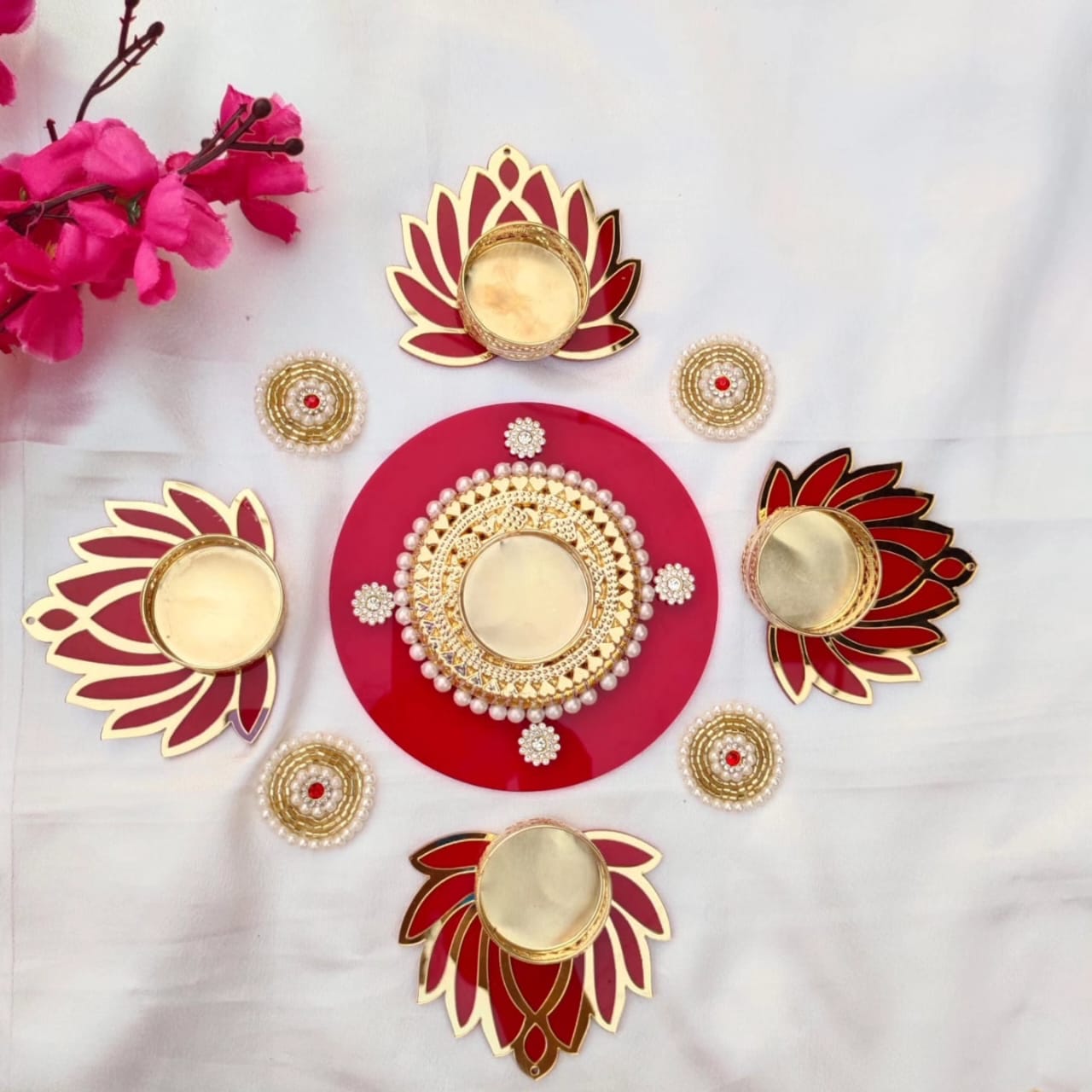 Acrylic Rangoli - Eco Friendly Decoration for Diwali